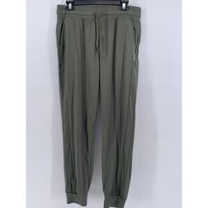 G-FORM Women's Olive Green Drawstring Jogger Pants SZ XL